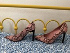 Pink Pumps Snakeskin HighHeel Sandals Size 9 Nordstrom — photo 2