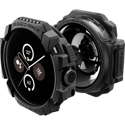 Schutzhülle für Google Pixel Watch 3 / 2 / 1 (41mm) Spigen Case Cover Schwarz