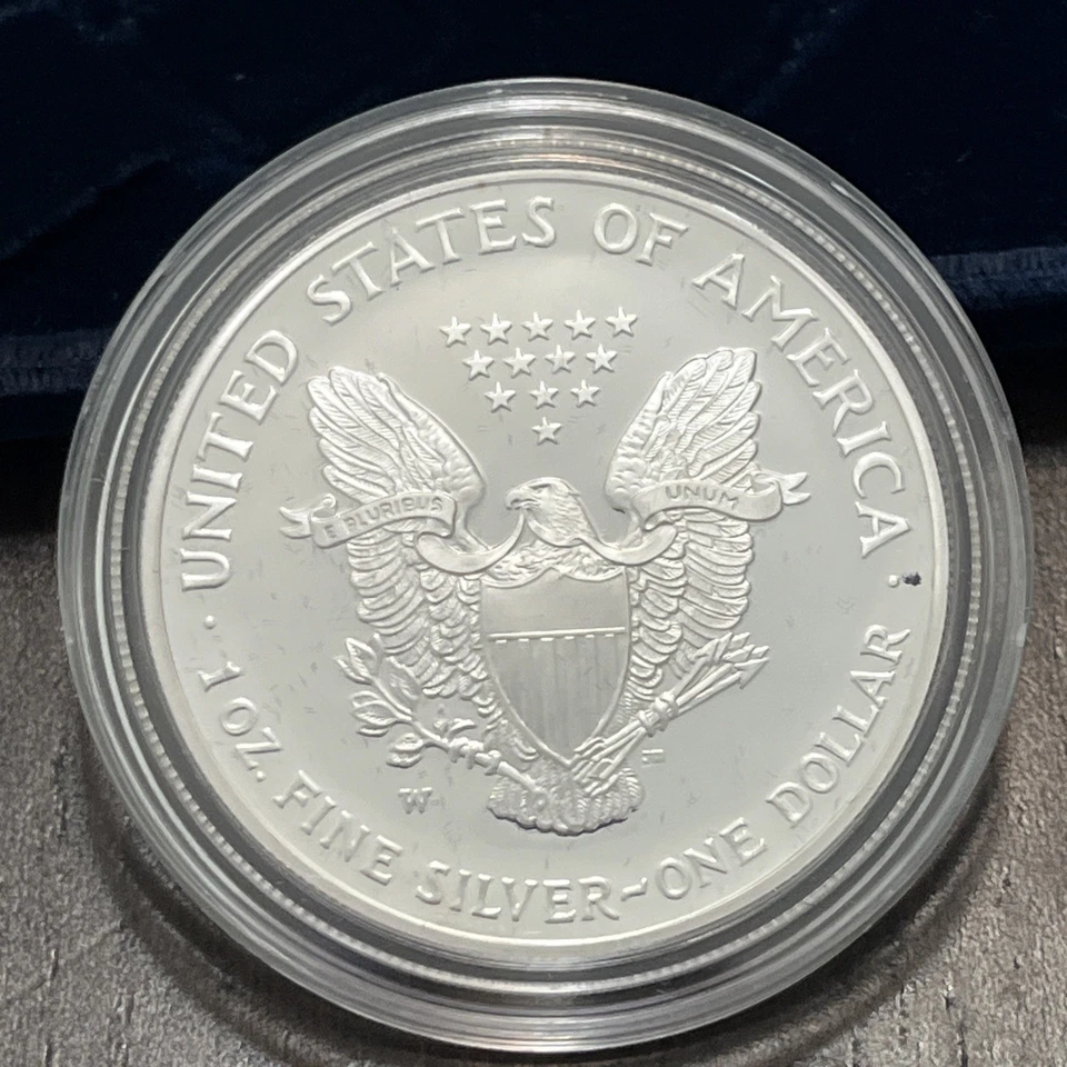 2006 W $1 PROOF SILVER EAGLE DOLLAR WITH BOX AND COA(2) - Image 3 of 4