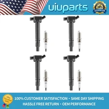 4Pc Ignition Coil & IRIDIUM Spark Plug Kits for Toyota Camry RAV4 Highlander