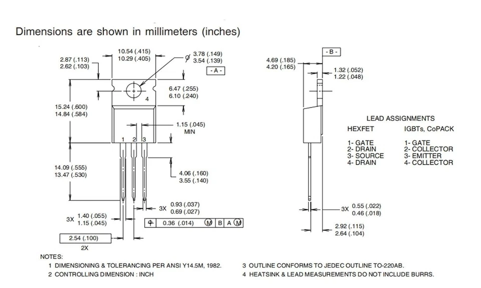 50pcs IRF Series Mosfet Transistors Assortment Kit IRF530 - IRF9540 TO-220 - Image 4 of 4