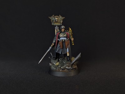 COMMISSION painted Lord Castellan Ursula CreedKrieg Astra Militarum Warhammer