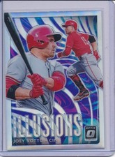 2020 Panini Donruss Optic Joey Votto Illusions Holo Prizm Silver #OI-10