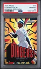 2025 Panini Prizm Dingers! #14 Ken Griffey Jr. Dingers!-Red Prizm PSA 10