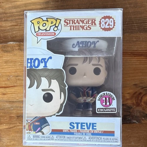 Funko Pop!  Steve Stranger Things Baskin-Robbins Exclusive #829 (Slight Damage)
