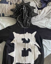 Glo Gang Worldwide I Heart Glo Full Zip Hoodie (Black) Men's Quality Streetwear