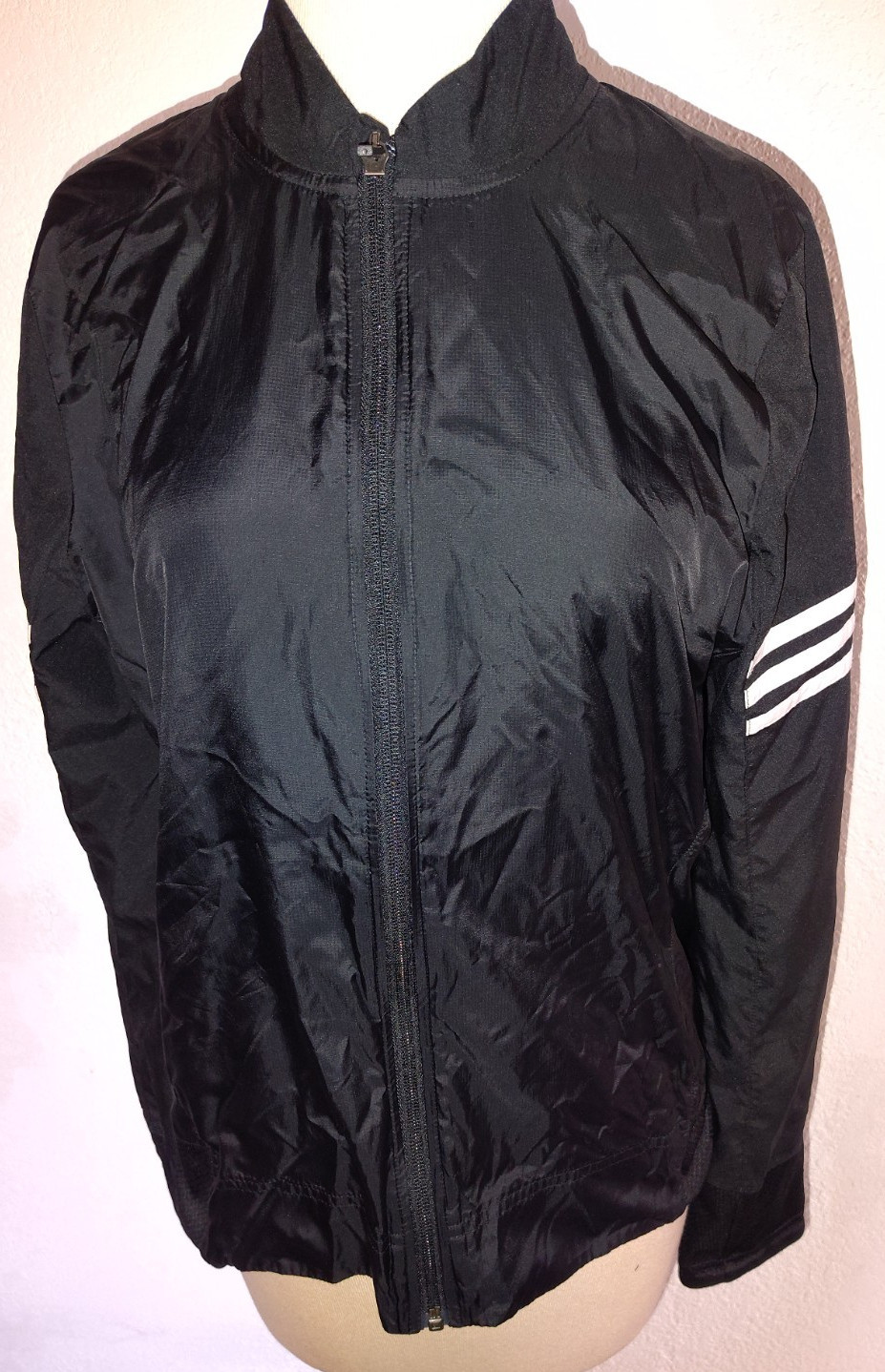 Adidas Response Running Athletic Jacket Medium Wi… - image 1