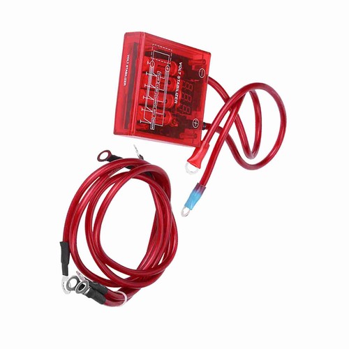 Fuel Saver Voltage Stabilizer Regulator Kit W/3 Earth Ground Cables Red - Picture 4 of 22