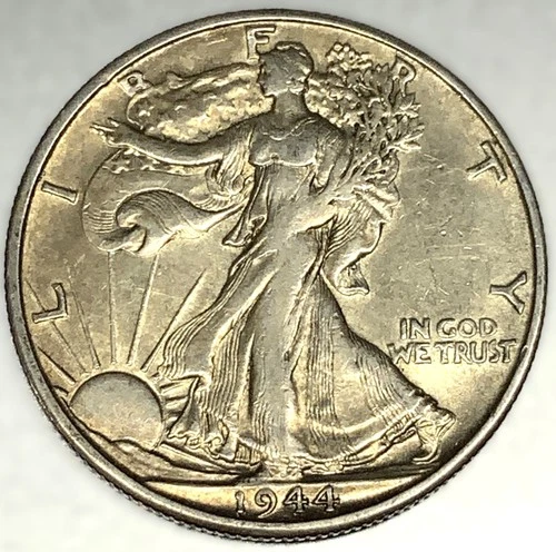 1944 S Walking Liberty Silver Half Dollar- XF Condition - FREE SHIPPING - 1967