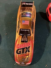 John Force 1/24 Diecast 7 Time Championship Gold Castro GTX No Box NHRA