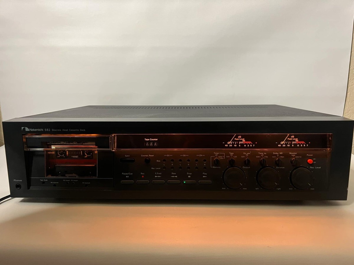 Nakamichi 582 Discrete Head Cassette Deck(READ DESCRIPTION  