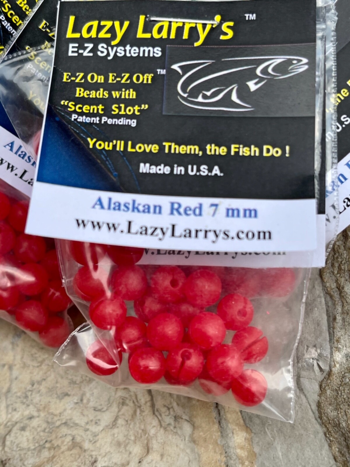 Lazy Larry's EZ Systems 7mm Alaskan Red, Easy change Fish Beads eBay