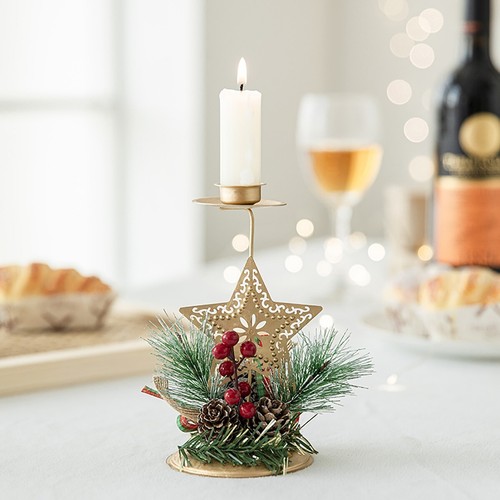 Heikoeco® Kerzenständer Heiligabend Weihnachtsdekorationen, 3er-Set - Bild 7 von 9