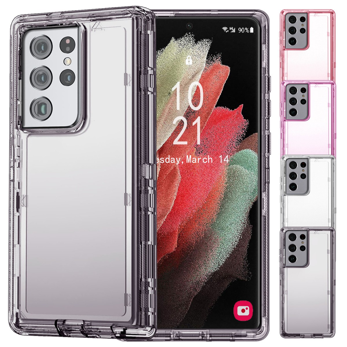 Phone Samsung Galaxy S21 Clear Protective Cover SURITCH Clear Case