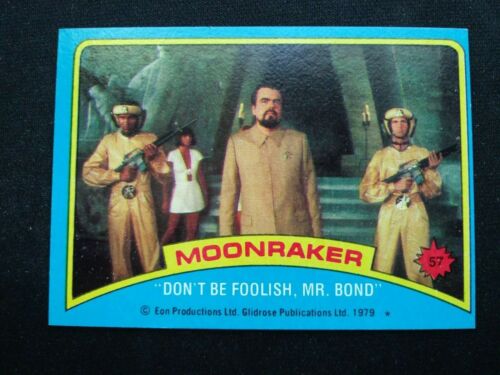 1979 Topps James Bond - Moonraker Card # 57 Don't Be Foolish, Mr. Bond! (EX) - Picture 1 of 3