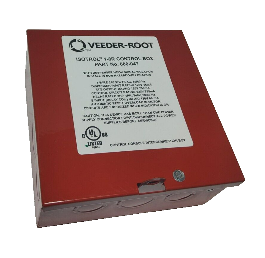 New Red jacket Veeder Root Isotrol 1-8R Control Box 880-047