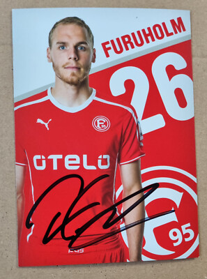   Fortuna Düsseldorf AK   #26  Timo Furuholm  Autogrammkarte F95   2013/14