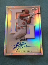 2021 Dom Hellman Leaf Metal Perfect Game Auto
