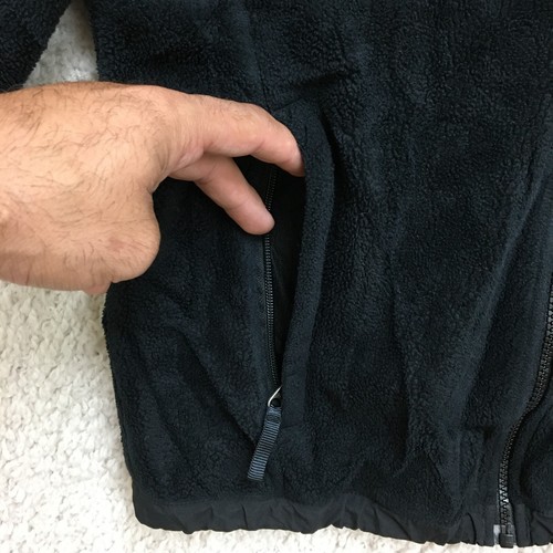 The North Face Jacket Extra Large Girls Black Full Zip Pocket Fleece Polartec XL - Picture 4 of 15