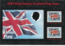 GB LOVELY DISPLAY KING CHARLES III 2024 UNION FLAG ISSUE MNH#1