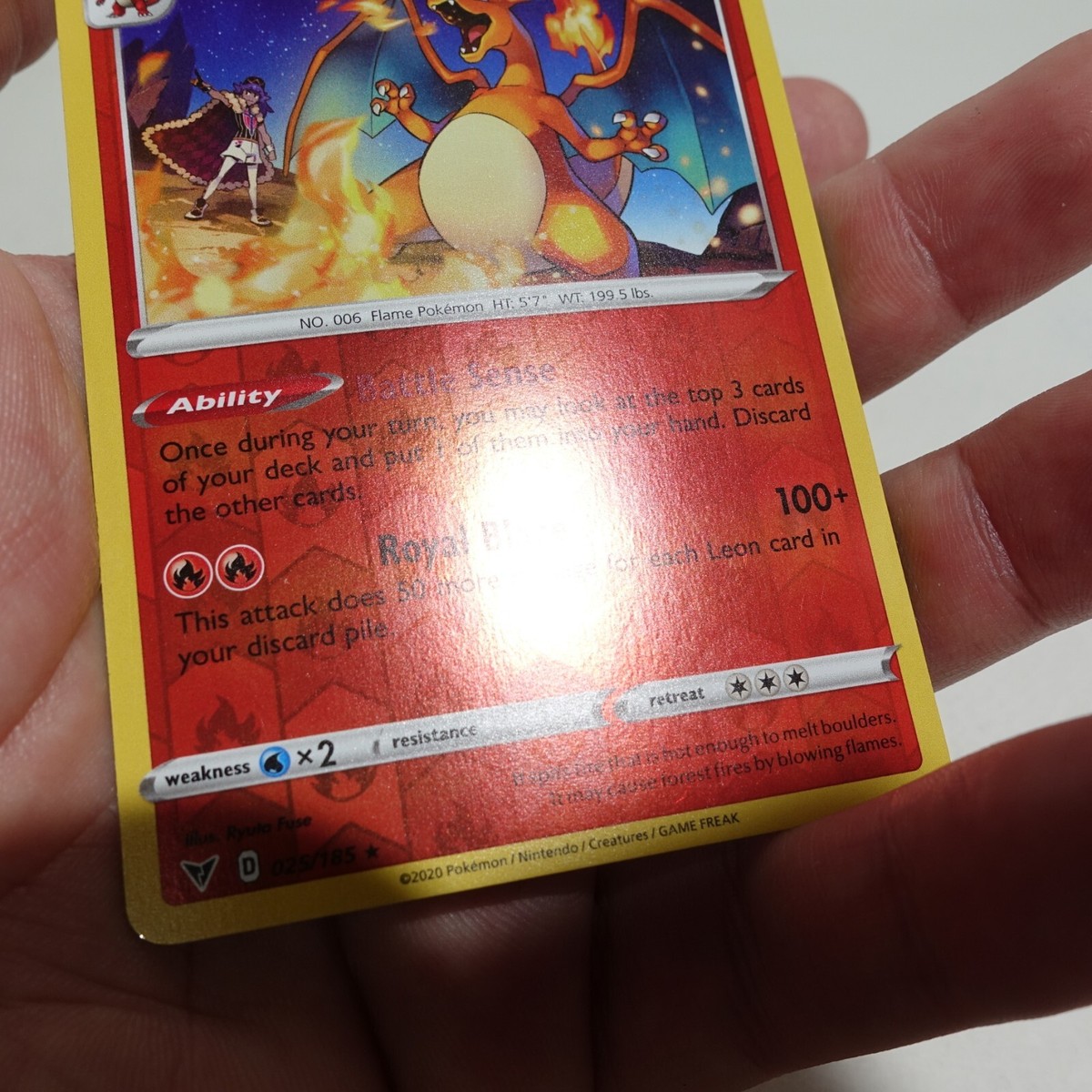 2020 Pokémon SWSH Vivid Voltage Cracked Ice Charizard #25 HOLO PSA 10 Mint - 14866900866 - Foto 5