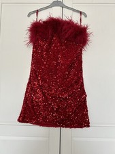 Red Sequin Mini Dress (PLT)