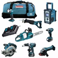 Makita Lxt 18V 12Tlg. Akku Werkzeug Set + Duc 355 Z Akku-KettensäGe Rfe Rmj