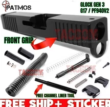 PATMOS Arms JUDAH slide for GLOCK 17 Black Nitride + Slide Parts Kit + Barrel US