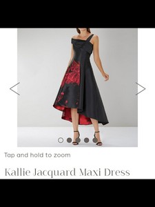 kallie jacquard maxi dress