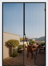 Magnetic Screen Door Fit Door Size 48 X 80 Inch Screen Size 50" X 81" Strong