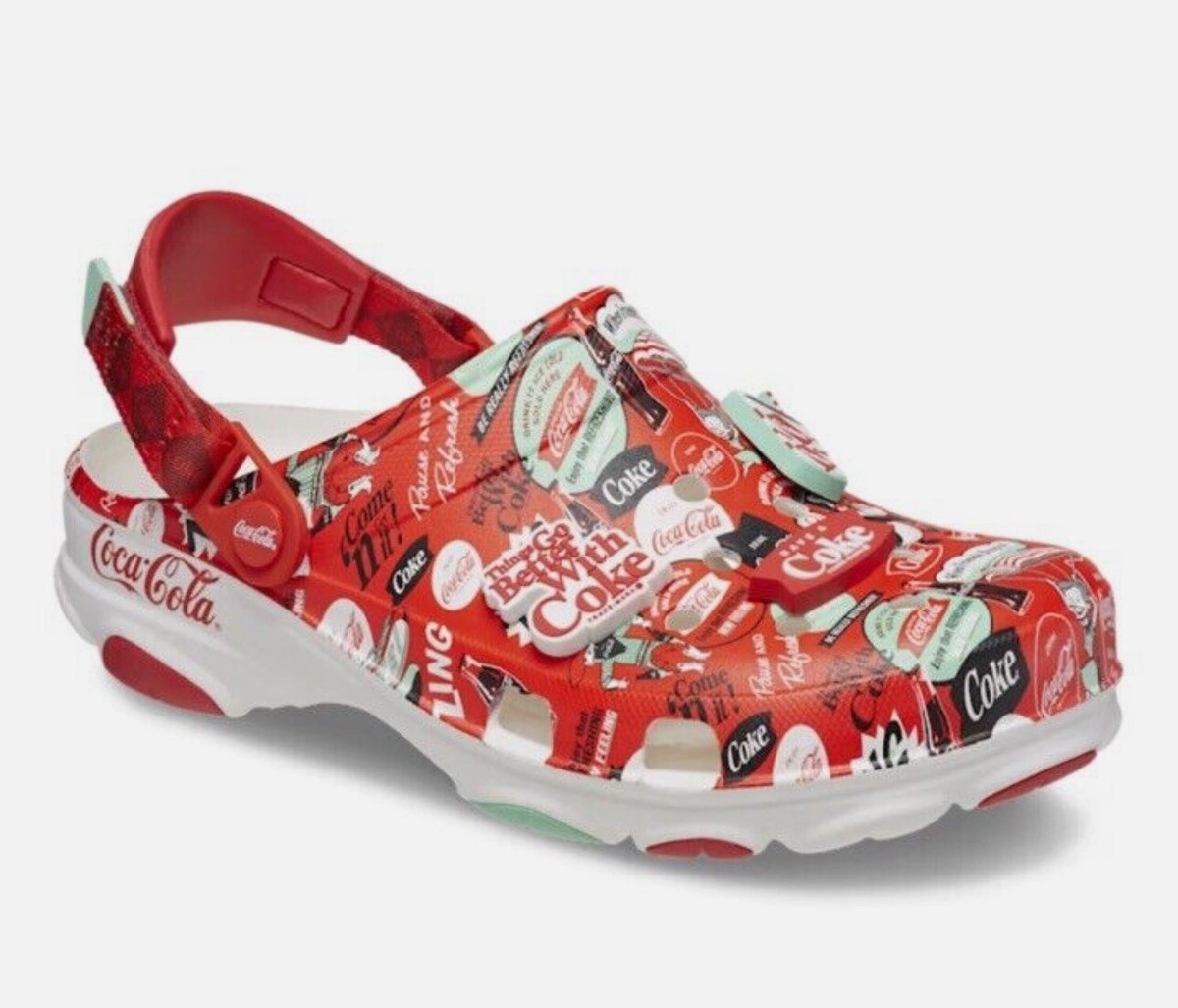 Crocs Coca-Cola Red men’s 10/womens 12 NWT Amazon.com | Crocs Unisex Classic Coca-cola Clogs Coca-cola  main image 2