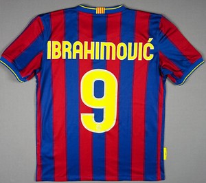 zlatan barcelona jersey