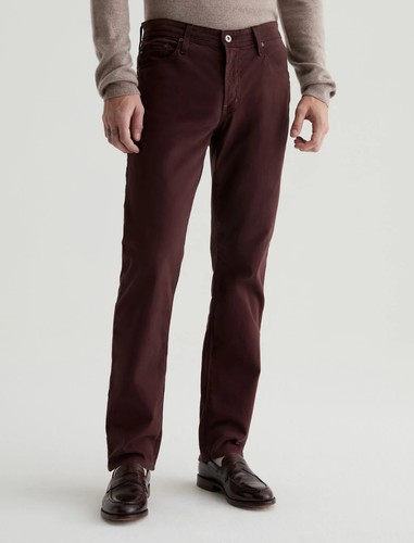 AG Adriano Goldschmied Graduate Tailored Leg Men's Size 29x32 Maroon Denim Jeans