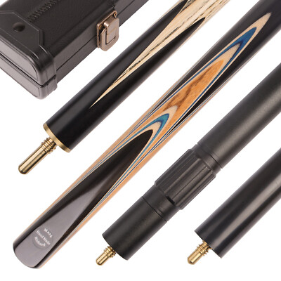 Mark Richard 57 Handmade 3/4 Piece Ebony Snooker Cue With Case - Premium Quality