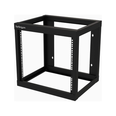 9U Wall Mount Rack Open