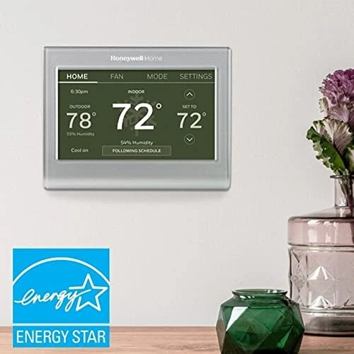 Honeywell Home RTH9585WF1004 Wi-Fi Smart Color Termostato, 7 Días Programable, T - Imagen 8 de 13