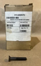 5/16-18 x 2” Flat Socket Cap Screw Lot of 100