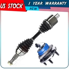 Front Left Side Wheel Hub And Bearing & CV Axle Shaft Fits Chevrolet Impala