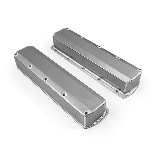 Oldsmobile 350 400 425 455 Fabricated Valve Covers - Satin - Picture 2 of 5