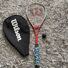 Wilson Salam light weight strong Squash Racket, one Ball & cover good condition