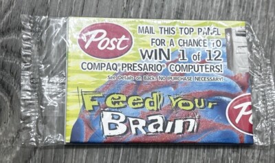 Post Cereal ''Feed Your Brain'' Contest Advertising Panel