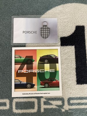 PORSCHE FEIERT 40 JAHRE FRONTMOTOR AUTOS EINSEITIGES PROSPEKT 2016 SEHR GUTER ZUSTAND