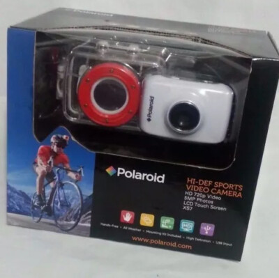 Action Camera Water Sports Polaroid XS7 HD 720p 5MP LCD Touch Screen Vlog  Cam
