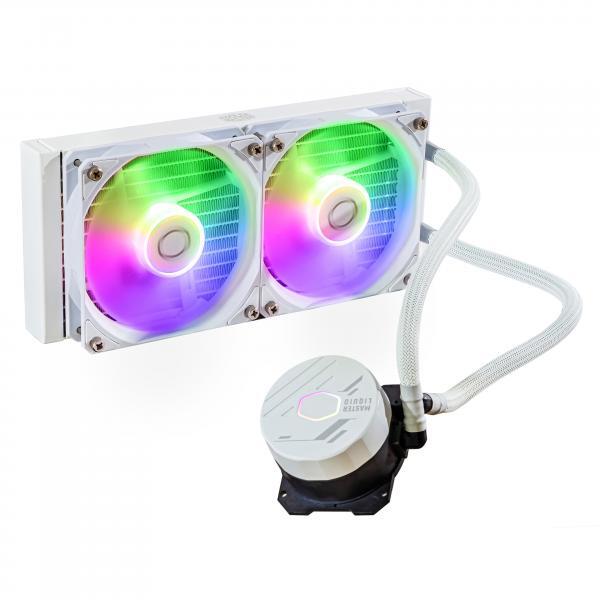 MLW-D24M-A18PZ-RW.  DISS A LIQUIDO COOLER MASTER -MASTERLIQUID 240L CORE WHITE A