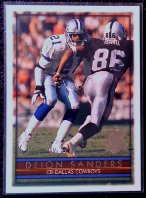 1996 Topps #200 Deion Sanders Dallas Cowboys HOF