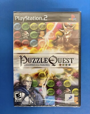 Puzzle Quest: Challenge of the Warlords (Sony PlayStation 2, 2007) Brand New PS2