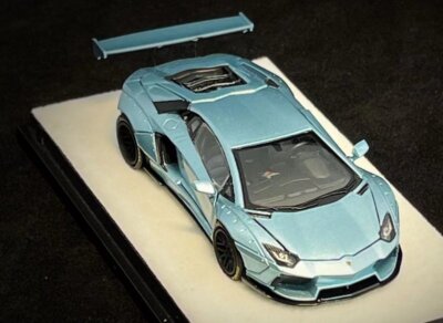 LAMBORGHINI Aventador LP700 - LBWK  - ice blue - PGM 1:64