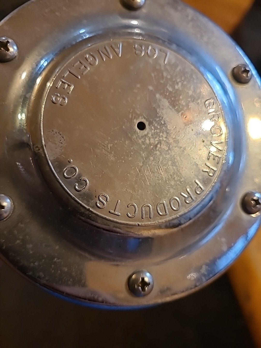 Vintage Grover Products Los Angeles 24.5" Chrome Air Horn w/ Bracket eBay