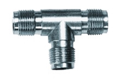 1 PIECE - CES - TNC FEMALE 'T' COAXIAL ADAPTER TO 2 FEMALE CONN) # TNC2 / 621936