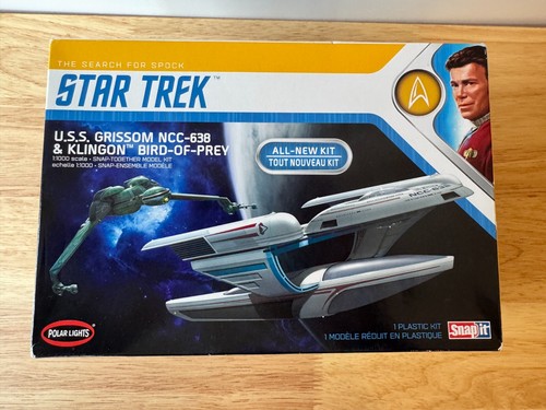 Star Trek: USS Grissom and Klingon Bird of Prey SnapIT Modellbausatz im Maßstab 1:1000